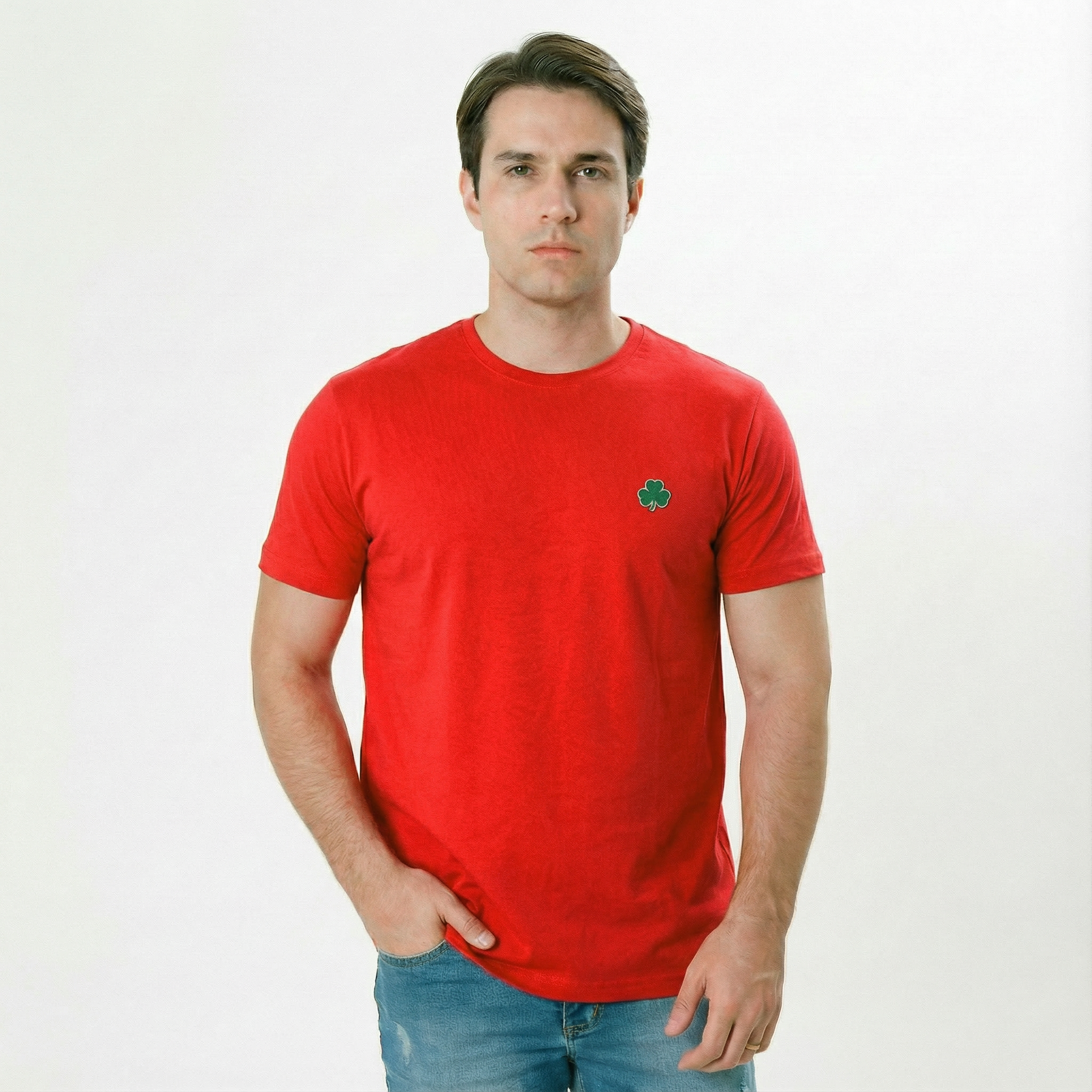 T-Shirt Essential Pima - Vermelho