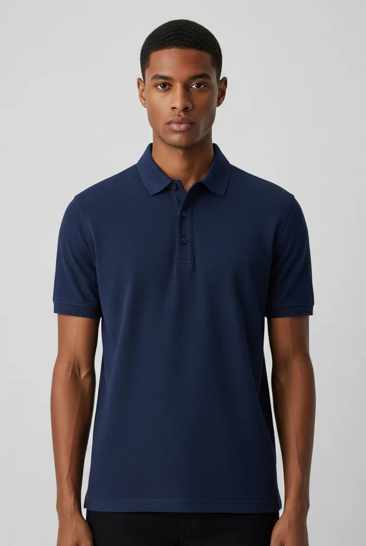 Polo básica masculina work
