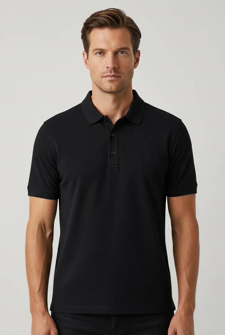 Polo básica masculina work