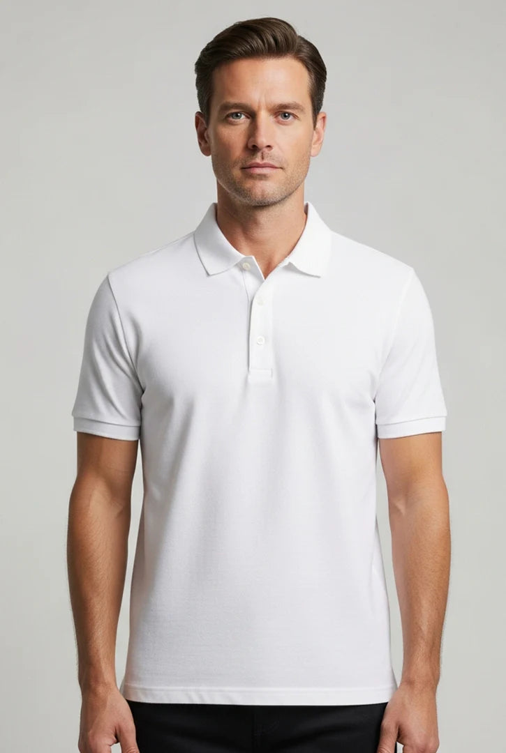 Polo básica masculina work
