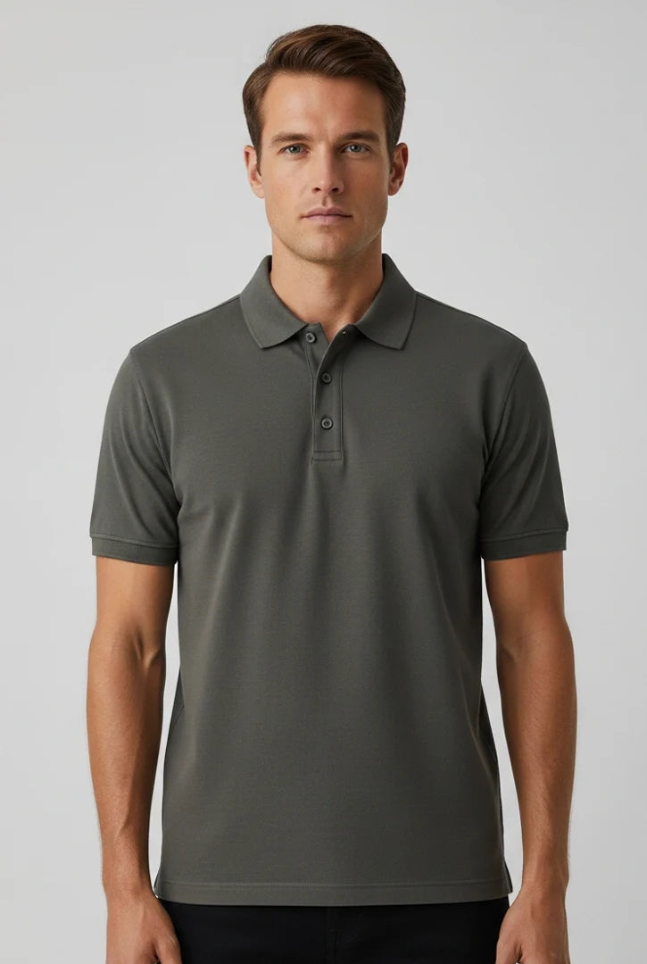 Polo básica masculina work