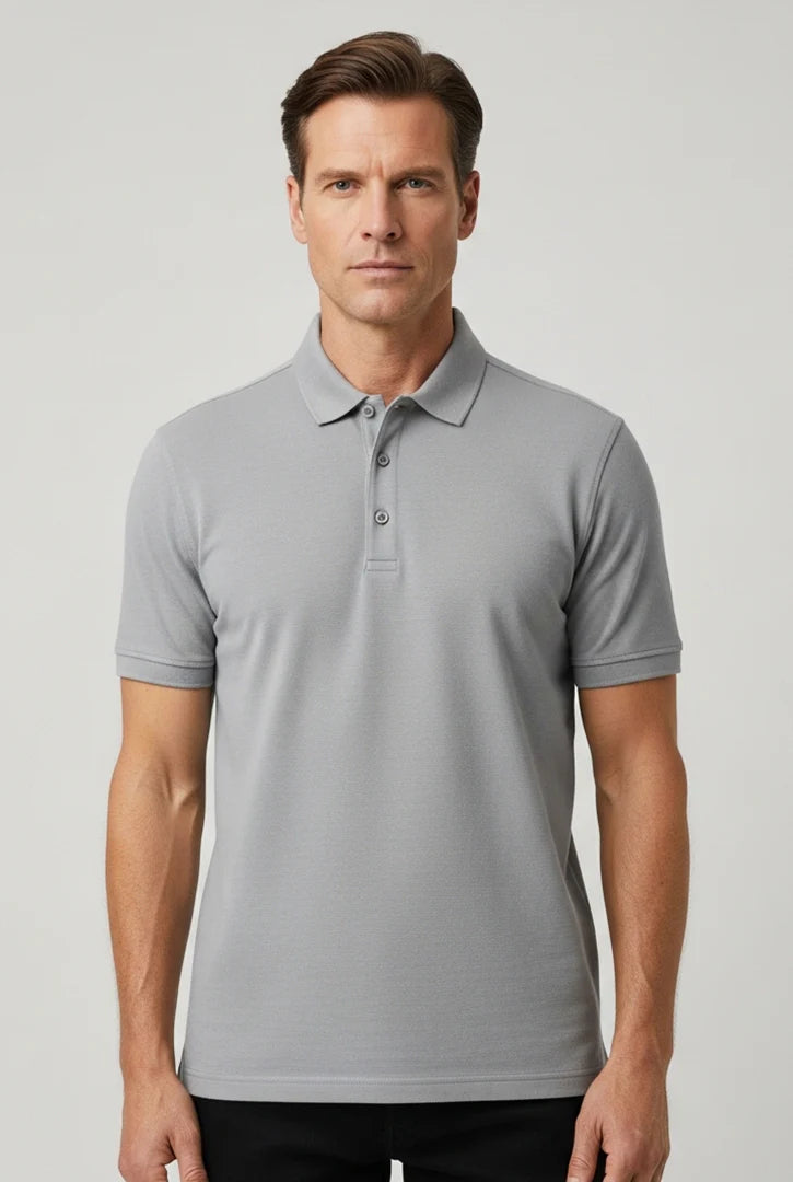 Polo básica masculina work