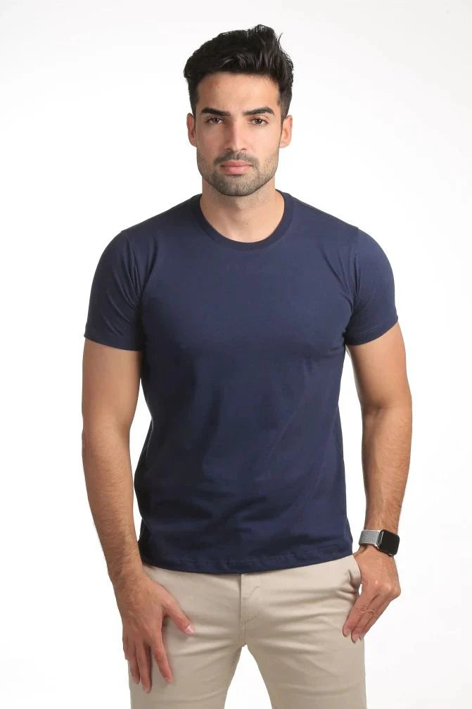 Camiseta básica gola redonda
